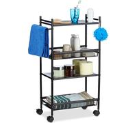 relaxdays 10021747_0 relaxdays Etagenwagen 50,0 x 25,0 cm bis 12,0 kg
