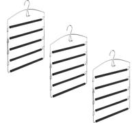 relaxdays 10021831_304 3 relaxdays cintre pantalon gain de place argenté