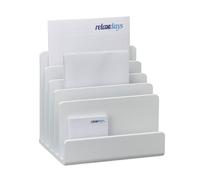 relaxdays 10023250_0 relaxdays porte-lettres blanc