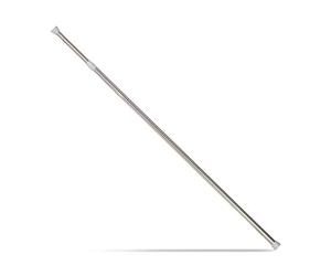 Relaxdays 10023827_864 Barre Télescopique Tringle à Rideaux Douche Tige Encadrement Porte etc. sans Perçage INOX, Plastique, Argenté, 110-200 cm
