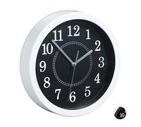 relaxdays Horloge murale ronde 20cm