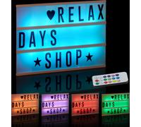 relaxdays 10025068_0 relaxdays Lightbox weiß