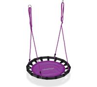 relaxdays 10026651_51 relaxdays Balançoire nid violette plastique 80,0 cm