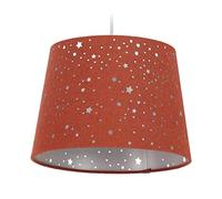 Relaxdays 10028042_47 Lampe pour chambre motif ciel étoilé, enfants,abat-jour rond, couleurs, Plastique, 1 unité
