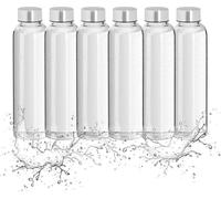 relaxdays 10029992_0 6 relaxdays Trinkflaschen transparent 0,5 l