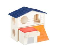 relaxdays 10030781_0 relaxdays hamster house brown 17.0 x 16.5 x 15.0 cm