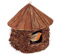relaxdays 10031016_0 relaxdays nichoir brun 25,0 x 25,0 x 40,5 cm