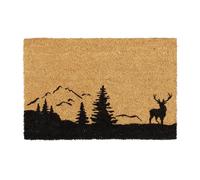 relaxdays Tapis de coco marron/noir 40,0 x 60,0 cm