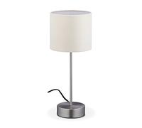 relaxdays 10034458 Lampe de Table de Nuit Tactile, réglable, Moderne 3 Niveaux, E14 Veilleuse HxD 40x16 cm, Abat-Jour