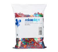 Relaxdays 100x sacs XXL de confettis colorés