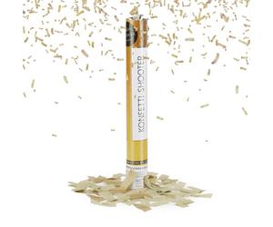 Relaxdays 10x Lances confettis "pluie dorée" 40 cm