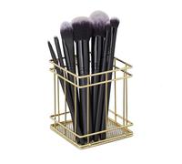 Relaxdays 10x pots à pinceau de maquillage carré