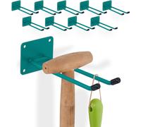 relaxdays 10x Support d'appareils vert en acier