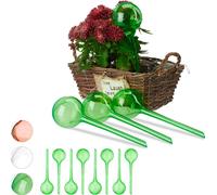 relaxdays 12 x boules d'arrosage vert