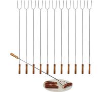 relaxdays 12 x brochettes extra longues pour barbecue
