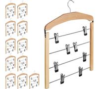 relaxdays 12 x cintres pour jupes multiples