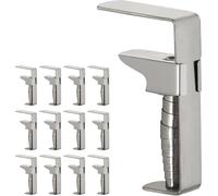 relaxdays 12 x pinces de table acier inoxydable