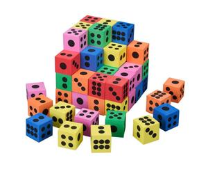 Relaxdays 120 dés colorés