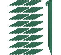 relaxdays 128 x piquets plastique vert