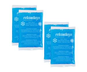 Relaxdays 12x coussinets froids bleus