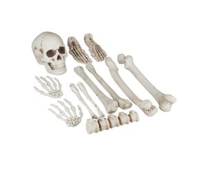 Relaxdays 12x Os décoratifs pour halloween