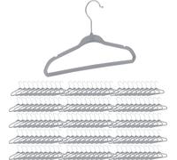 relaxdays 150 x cintres enfants velours gris