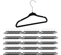 150x Cintres enfants, set velours, Cintres bébé décoratif chemises antidérapant crochet rotatif