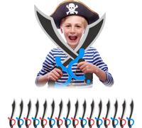 relaxdays 16 x sabres de pirates