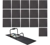 relaxdays 16 x Set de tapis de protection pour sol