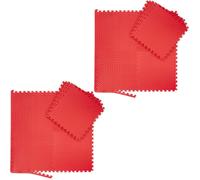 relaxdays 16 x Tapis de sol avec rebord
