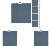 relaxdays 16 x Tapis de sol gris