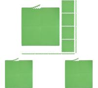 relaxdays 16 x tapis de sol vert