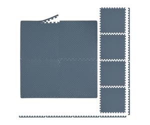 Relaxdays 16x Tapis de sport gris