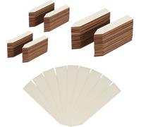 relaxdays 180 x fiches pour plantes en bois