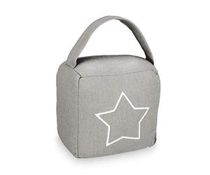 Relaxdays 1x butoir de Porte, cale pour Porte avec poignée, 18,5 x 14 x 10 cm, Gris
