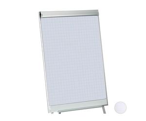 Relaxdays 2 blocs de papier flipchart, quadrillé