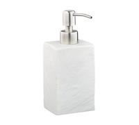 Relaxdays 2 distributeurs de savon carrés blancs