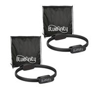 relaxdays 2 x Anneau Pilates noir
