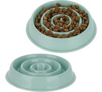 relaxdays 2 x bol anti-goulot 400 ml bleu