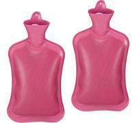 relaxdays 2 x bouillotte 2 litres rose