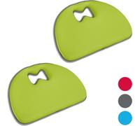 relaxdays 2 x Coussin pour genoux vert clair