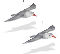 relaxdays 2 x Effaroucheur mouette volante