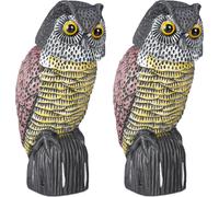 relaxdays 2 x Effraie-oiseaux chouette