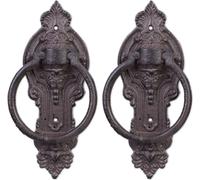 relaxdays 2 x heurtoir de porte antique