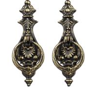 relaxdays 2 x heurtoir de porte bronze antique