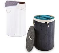 relaxdays 2 x panier à linge rond