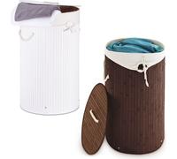 relaxdays 2 x panier à linge rond