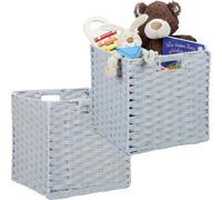 relaxdays 2 x Panier de rangement pliable