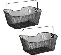 relaxdays 2 x Panier vélo pour porte-bagages