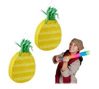 relaxdays 2 x Pinata ananas